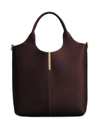 Tod's small leather tote bag - Brown