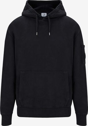 C.P. Company Kapuzen-Sweatshirt aus Jersey mit Kängurutasche