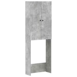 vidaXL Mueble De Ba&ntilde;o Ede Gris Hormig&oacute;n 66 X 25,5 X 190 Cm Vidaxl