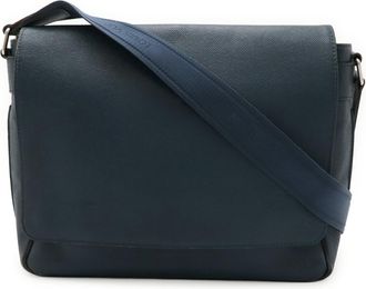 Louis Vuitton Taiga Ocean Taiga Leather Shoulder Bag (Pre-Owned)