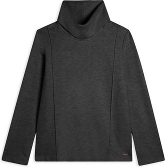 Freddy Felpa donna svasata con collo alto effetto tricot