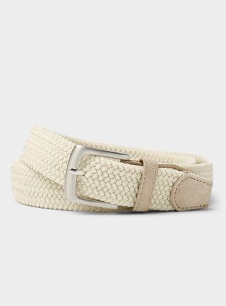 Le 31 Mens All black braided belt