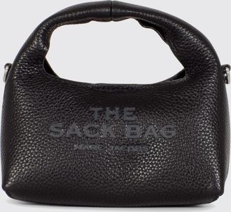 Marc Jacobs Borsa a mano mini The Sack in pelle martellata con pochette interna