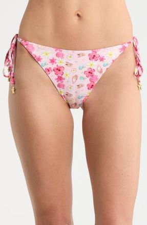 Dippin' Daisy's Swimwear Mia Side Tie Bikini Bottoms in Pink Oasis at Nordstrom Rack, Size X-Large