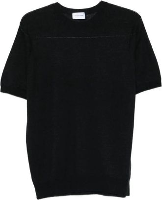 Scaglione T-shirt Usl 082 001 - Heren - Ronde hals truien - Zwart - 2XL - Truien & Vesten
