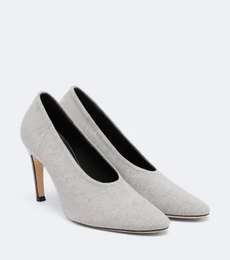 Toteme Slip jersey pumps
