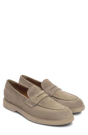 Nero Giardini Penny Loafer in Taupe at Nordstrom, Size 10-10.5Us