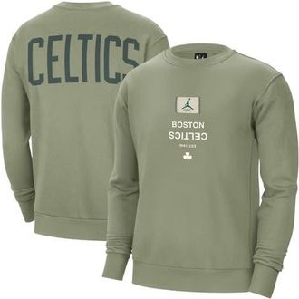 Jordan Brand Mens Jordan Brand Green Boston Celtics Courtside Statement Edition Heavyweight Pullover Sweatshirt at Nordstrom, Size Small