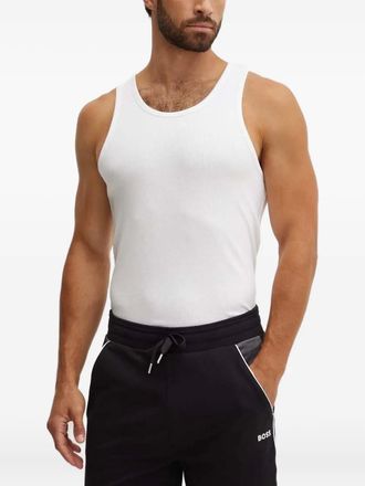 CDLP Geribbelde tanktop - Wit