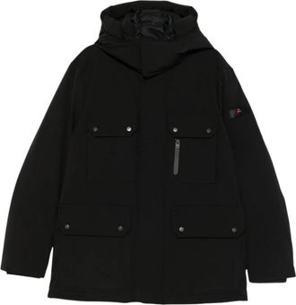 Peuterey Ebride Windbreaker - Heren - Winterjassen - Zwart - M - Leer - Jassen
