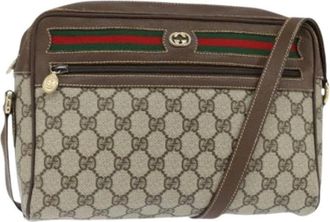 Gucci Pre-owned Cross Body Bags, female, Beige, Size: ONE SIZE Pre-owned Vintage Cross Body Bag