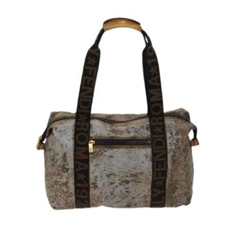 Fendi Pre-owned Leren Schoudertas - Dames - Pre-owned - Zwart - Maat: ONE Size Leer