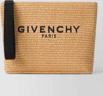 Givenchy logo clutch pouch bag wrist strap