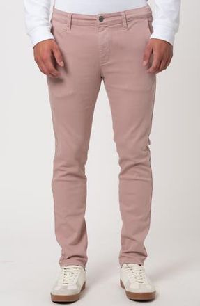 Mavi Milton Slim Fit Twill Chinos in Woodrose Luxe Twill at Nordstrom Rack, Size 33 X 34