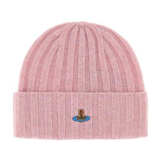 Vivienne Westwood Berretto in Cashmere - - Accessories - Donna - Rosa - ONE SIZE