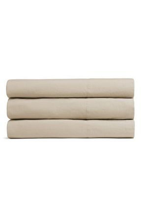 Parachute Brushed Cotton Top Sheet in Bone at Nordstrom, Size King