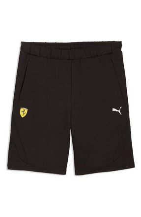 Puma Scuderia Ferrari Motosport 1 Sweat Shorts in Puma Black at Nordstrom, Size Xx-Large