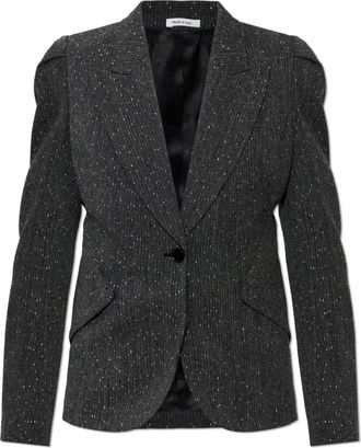 Alexander McQueen Jassen, Dames, Grijs, M, Wol, Wolblazer