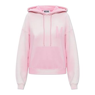 Moschino Hoodie - Dames - Hoodies - Roze - S - Katoen - Hoodies & sweatvesten