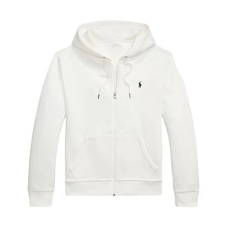 Polo Ralph Lauren Zip-throughs, male, White, Size: M Mens Clothing Sweatshirts White Aw25