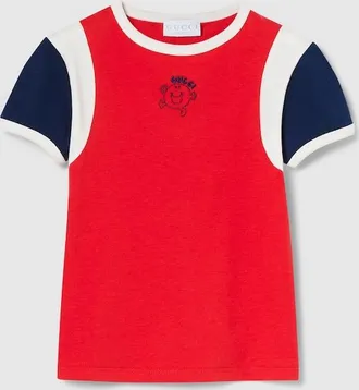 Gucci Kids - Cotton T-shirt, Size 10 years, Red, Ready-to-wear