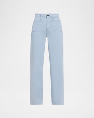 Frame Denim Le Slim Palazzo Modernist Pocket Jeans
