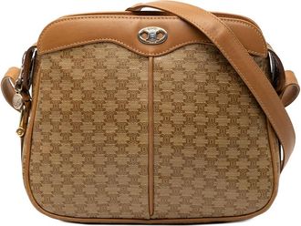 Celine Pre-owned Celine Macadam Coated Canvas Crossbody 1VTJRLWA3BH28G66