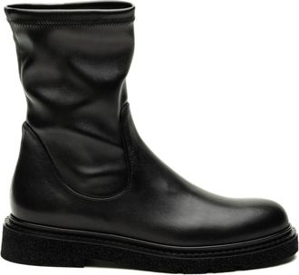 Guglielmo Rotta Zwarte Laarzen Kanas Stijl - Dames - Enkellaarsjes - Zwart - 36 EU - Schoenen