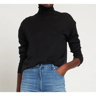 Tom Ford Turtleneck Trui - Dames - Coltruien - Zwart - M - Kasjmier - Truien & Vesten