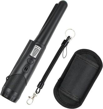 OEM Detector De Metales - Detector De Metales Con Linterna - Detecci&oacute;n Precisa - Para Adultos Y Ni&ntilde;os - Negro