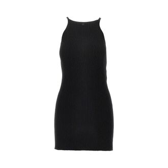 Courr&egrave;ges Ribbed knit mini dress Woman S