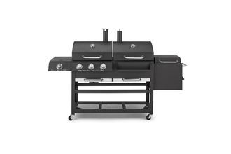 Tower Ignite Multi XL Grill BBQ, 4-in-1 Gas Charcoal, Side Burner T978507 in Black