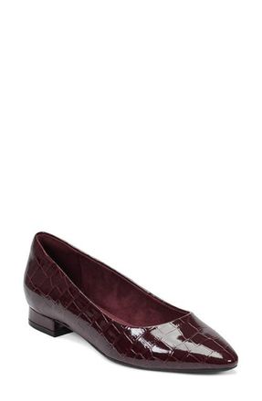 Rockport Tessa Pointed Toe Flat in Dark Red at Nordstrom, Size 6.5