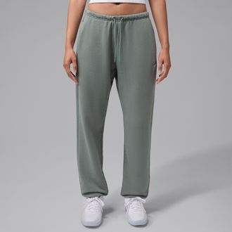 Nike Jordan Womens Jordan Sport Crossover Dri-FIT Fleece Pants in Grey | IB2504-364