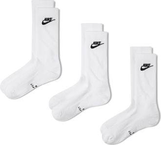 Nike Unisex Everyday Elevated Crew Socks (3 Pairs) in Multicolor | IH8522-901