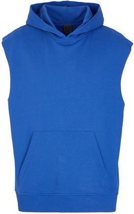 8 by YOOX ORGANIC COTTON SLEEVELESS HOODIE