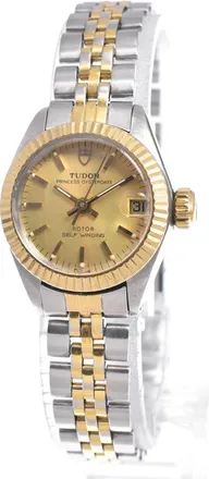 Tudor Princess Oyster Date Automatic Stainless Steel And 18K yellow gold Watch (Pre-Owned)
