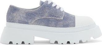 8 by YOOX SUEDE AND RUBBER CAP-TOE LACE-UPS