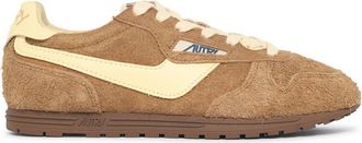 Autry Windspin Low Brown Suede Sneakers