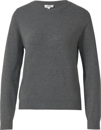 s.Oliver Strickpullover mit Stehkragen