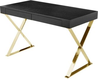 Pangea Home Gold Alexa Desk