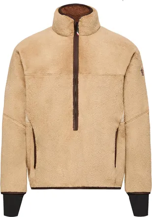 Moncler Moncler Polartec Sweatshirt, Men, Beige, Size: L