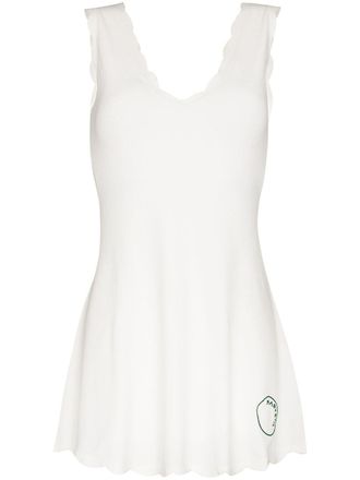 Marysia Swim Venus scalloped minidress - White