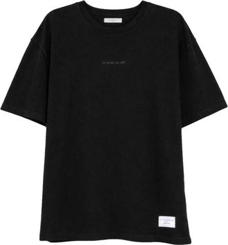Ih Nom Uh Nit Black Logo Crew Neck T-Shirt