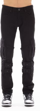 HVMAN Cargo Jeans In Black