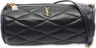 Saint Laurent 2020s Sade tube leather shoulder bag - women - Leather - One Size - Black