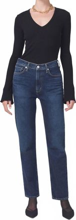 Citizens Of Humanity Daphne High Rise Stovepipe Jeans In Blue