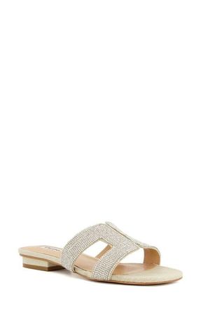 Dune London Loupe Slide Sandal in Silver at Nordstrom, Size 10Us