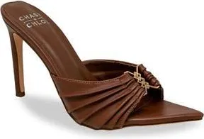 Chase + Chloe by Intouch Footwear Stiletto Mule Sandal in Brown at Nordstrom Rack, Size 7.5