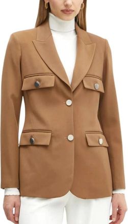 Liu Jo Liu-Jo - Jassen > Blazers - Dames - Blazers - Bruin - XL - Jassen